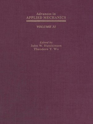 cover image of Advances in Applied Mechanics